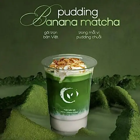 Hình ảnh PUDDING BANANA MATCHA