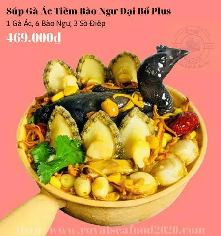 Hình ảnh súp bào ngư tiềm gà ác plus