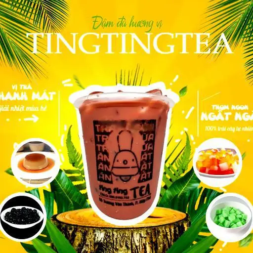 Hình ảnh Combo Full Topping Trà Sữa Dâu