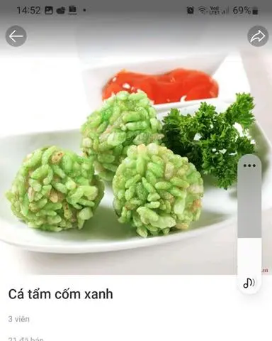 Hình ảnh Cá tầm cốm xanh