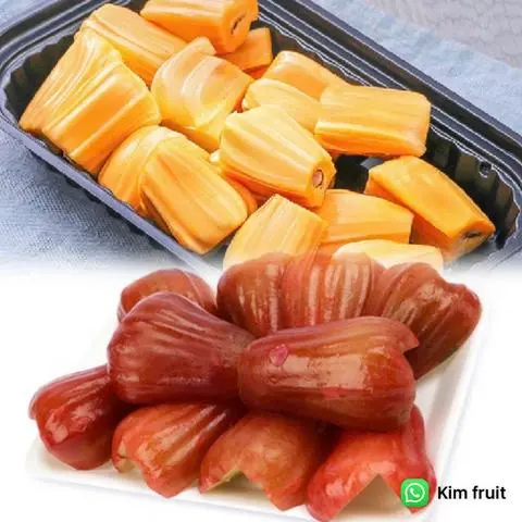 Hình ảnh Mít thái - mận - kèm muối tôm