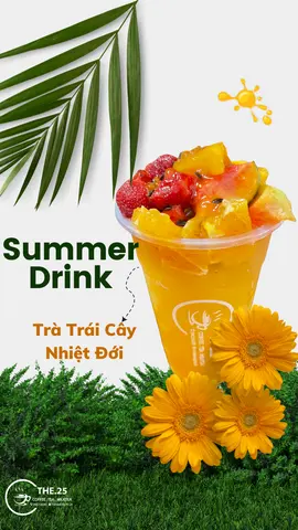 Hình ảnh Trà Trái Cây Nhiệt Đới - ly 700ml - Size L