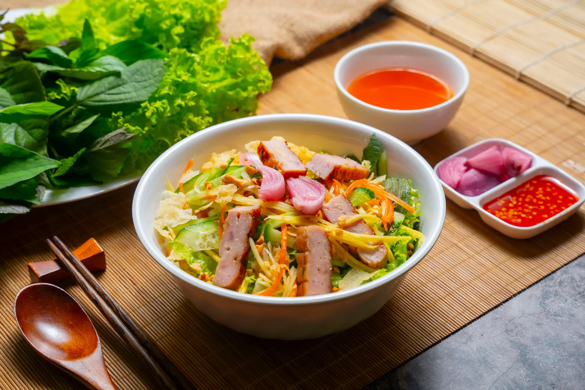 Hình ảnh Bún khô (Bún Nem Nướng)