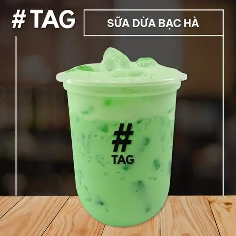 Hình ảnh Sữa dừa bạc hà