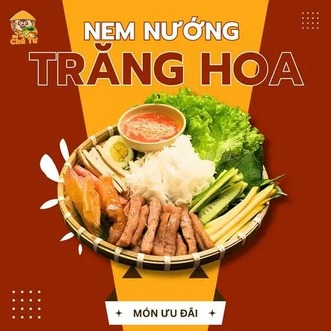 Hình ảnh Nem nướng trăng hoa
