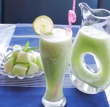 Hình ảnh Sinh Tố Dưa Gang Đậu Xanh