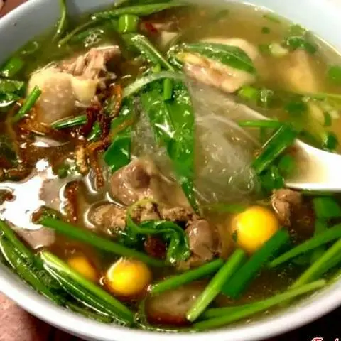 Hình ảnh Miến lòng trứng non