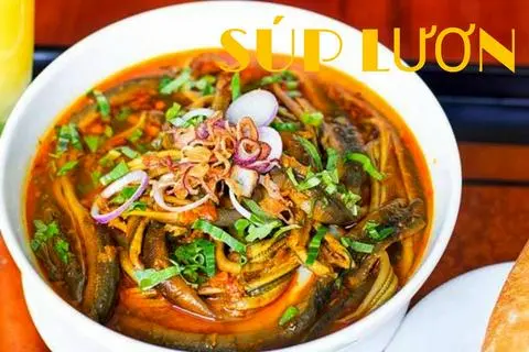 Hình ảnh súp lươn đặc biệt + bánh mỳ chiên dòn