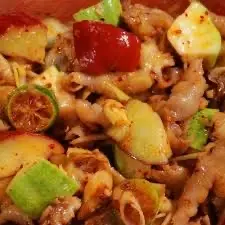 Hình ảnh Chân gà sốt Thái không xương 500gr