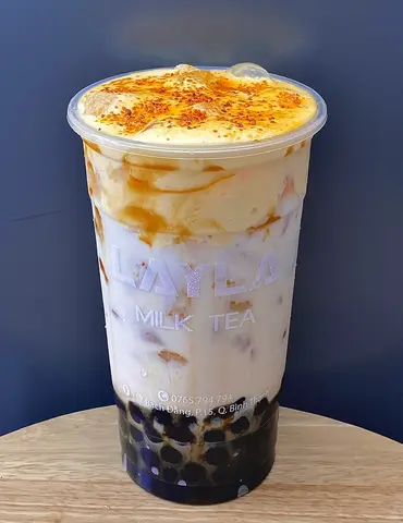 Hình ảnh Sữa Tươi Trân Châu Đường Đen Kem Trứng