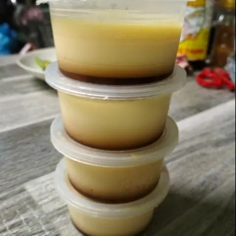 Hình ảnh combo 4 hủ flan