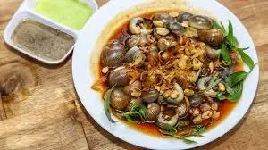 Hình ảnh ốc mỡ xào trứng muối