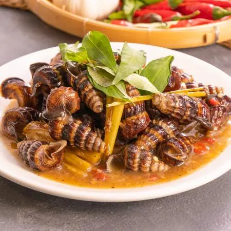 Hình ảnh ốc len xào sả ớt 