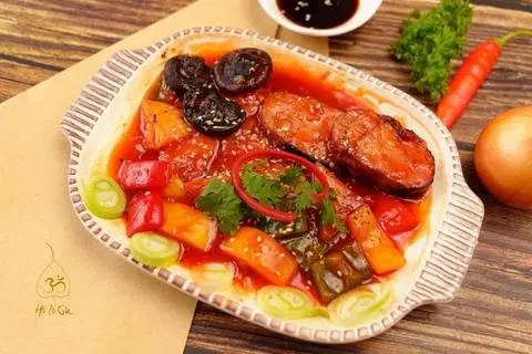 Hình ảnh Nấm sốt tứ vị chay