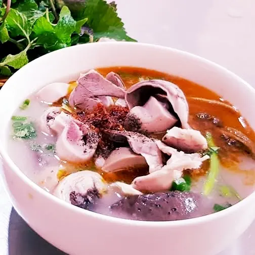 Hình ảnh Cháo lòng  thâp cẩm NHỎ + dụng cụ ăn uống