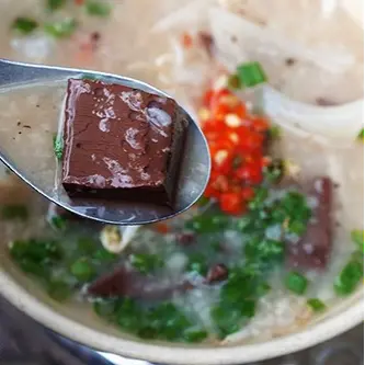 Hình ảnh Cháo da heo + Huyết