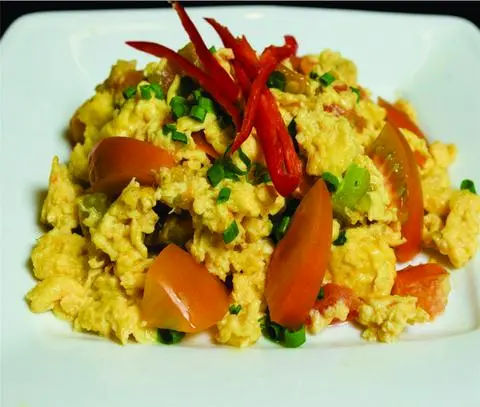 Hình ảnh Trứng khuấy cà chua