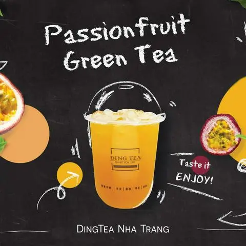 Hình ảnh Trà đen chanh leo