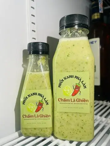 Hình ảnh Muối Ớt Chanh Nhà Làm - Chai 420g