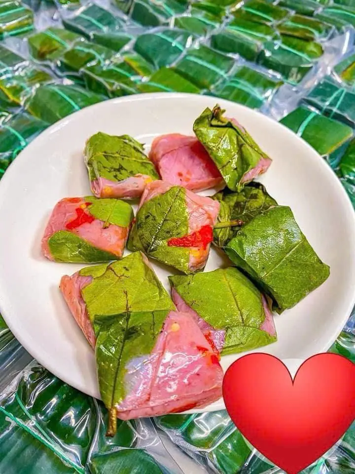 Hình ảnh Nem Chua Lá Ổi Bình Định 20 Cái