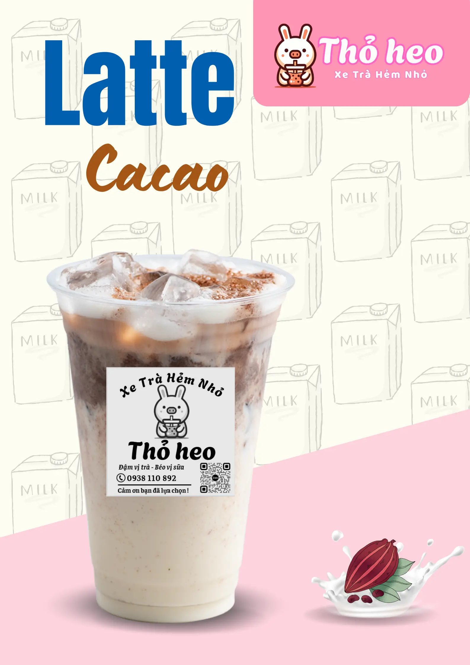 Hình ảnh Cacao latte size L 