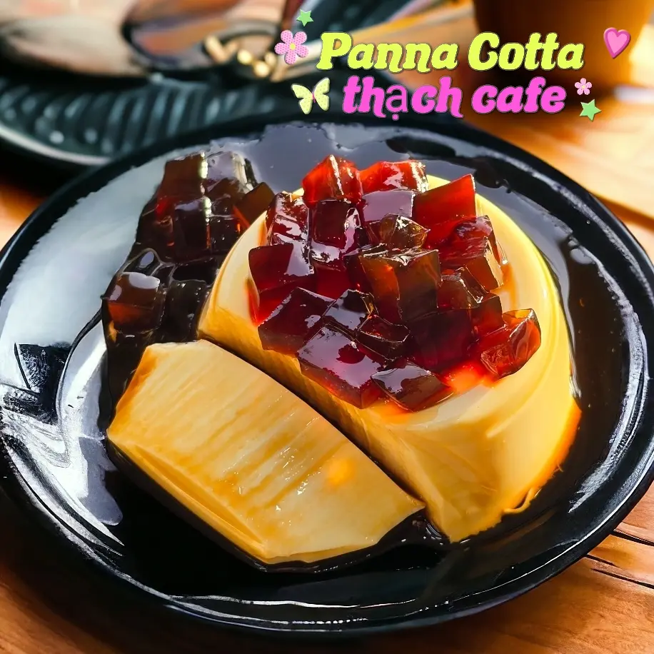 Hình ảnh Panna Cotta thạch cafe