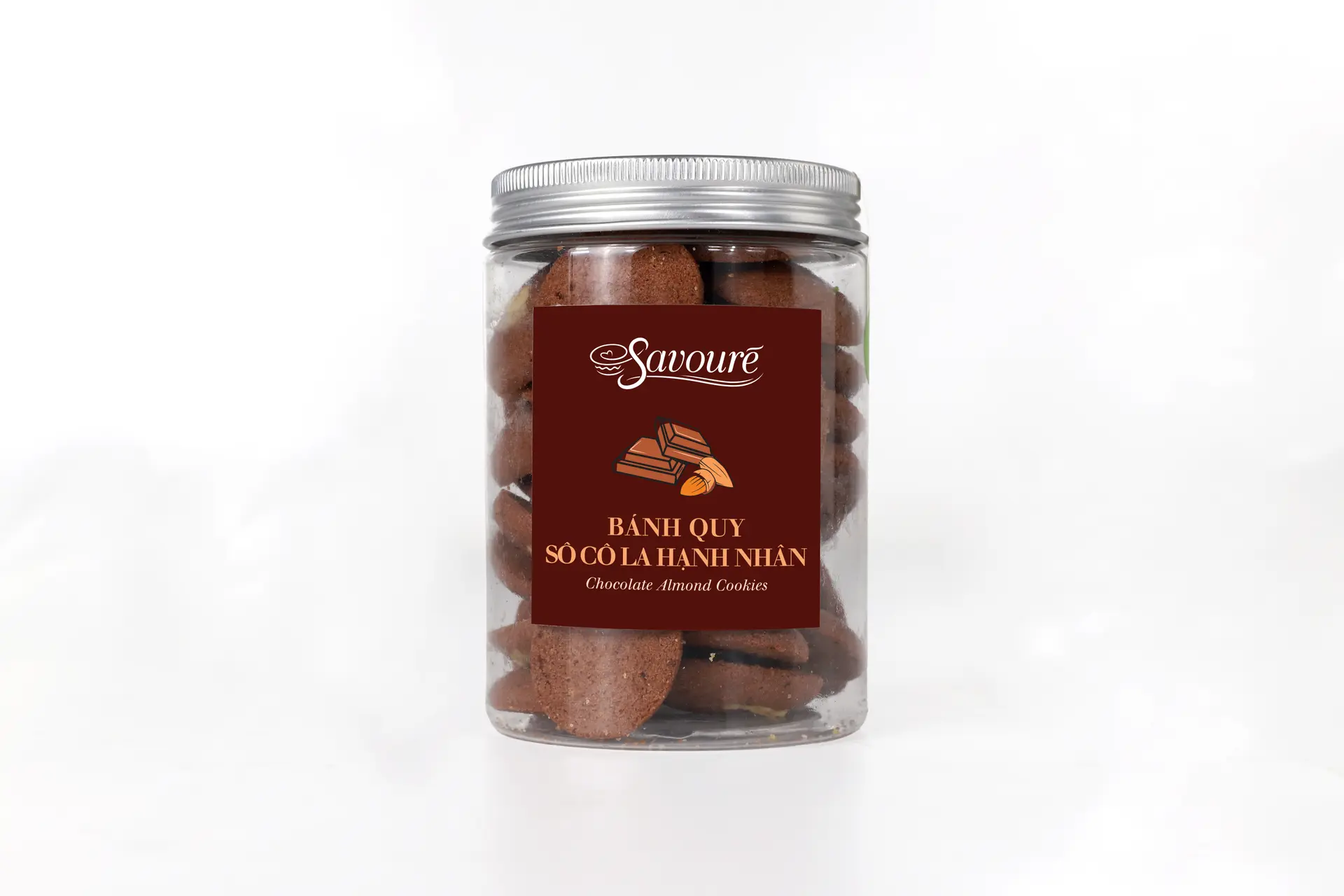 Hình ảnh Bánh Quy Sô Cô La Hạnh Nhân - Chocolate Almond Cookies
