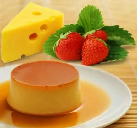 Hình ảnh Flan phô mai