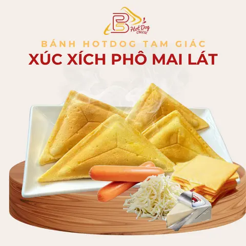 Hình ảnh Xúc Xích Phô Mai Lát