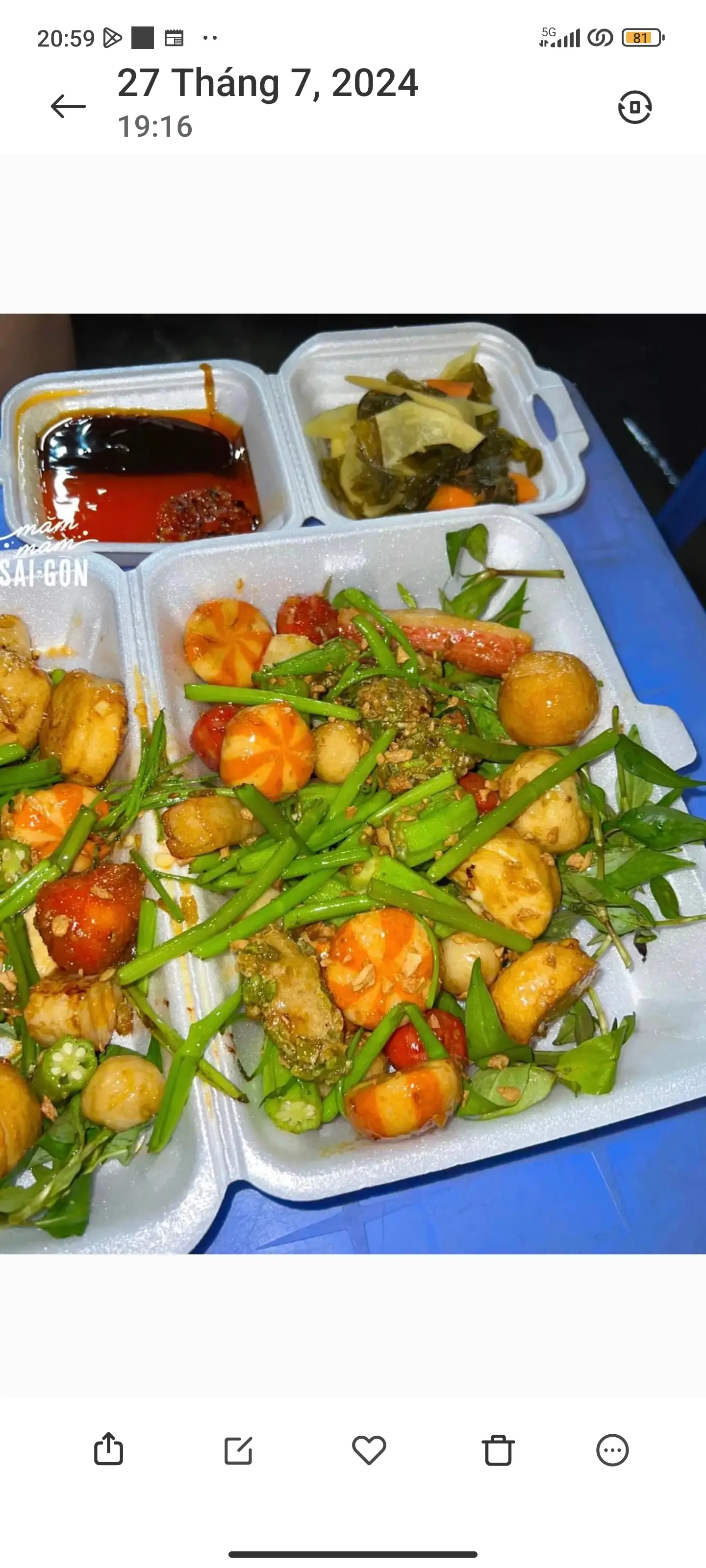 Hình ảnh cá viên xào bơ tỏi 