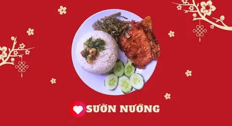 Hình ảnh Cơm Tấm Sườn Nướng