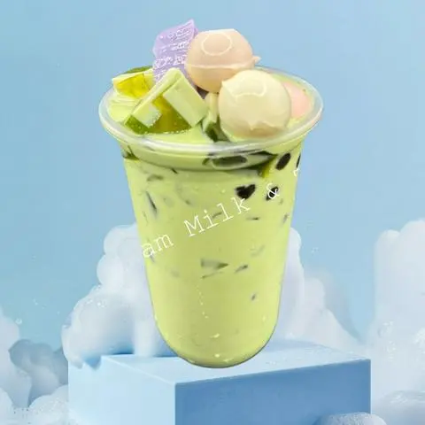 Hình ảnh TRÀ SỮA THÁI XANH (700ml)