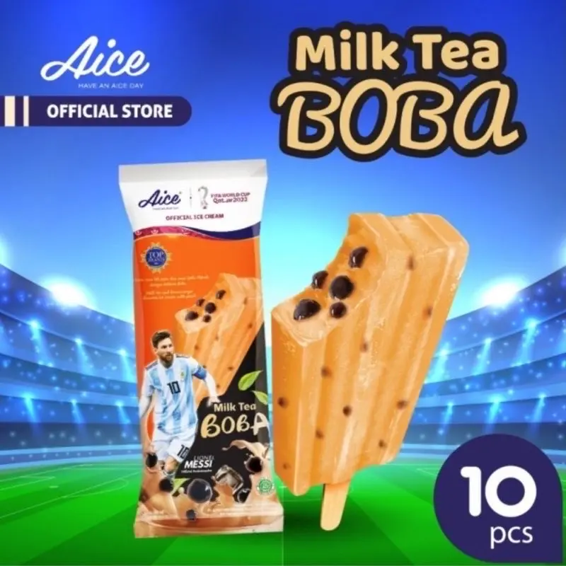 Hình ảnh Kem Aice Trà Sữa Nhân Trân Châu Đường Đen