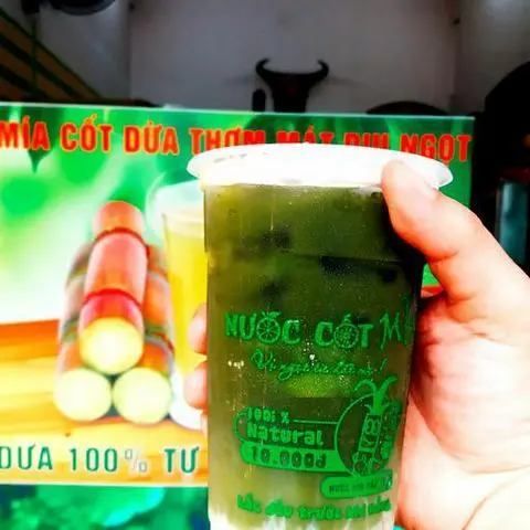 Hình ảnh Rau má mix đậu xanh - sữa dừa