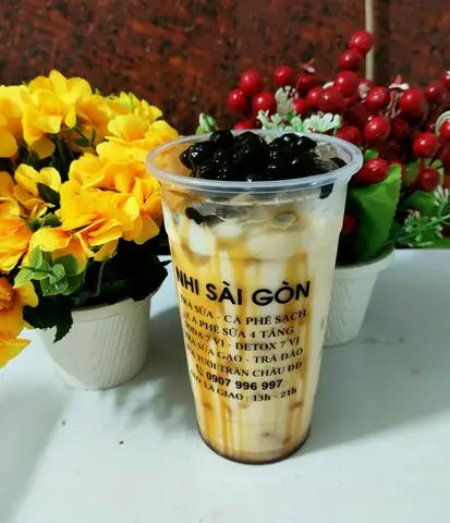 Hình ảnh Sữa tươi trân châu đường đen