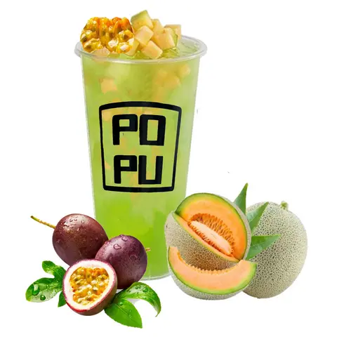 Hình ảnh Trà Dưa Lưới Chanh Dây 