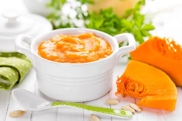 Hình ảnh Cháo cua hầm bí ngô vừa