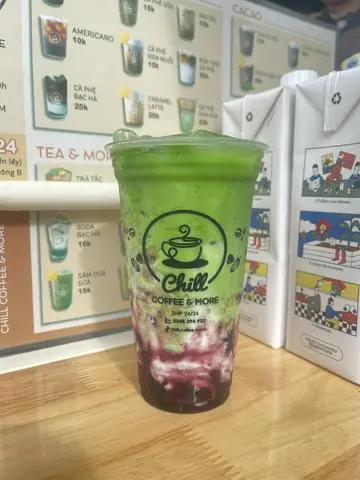 Hình ảnh Matcha Việt Quất
