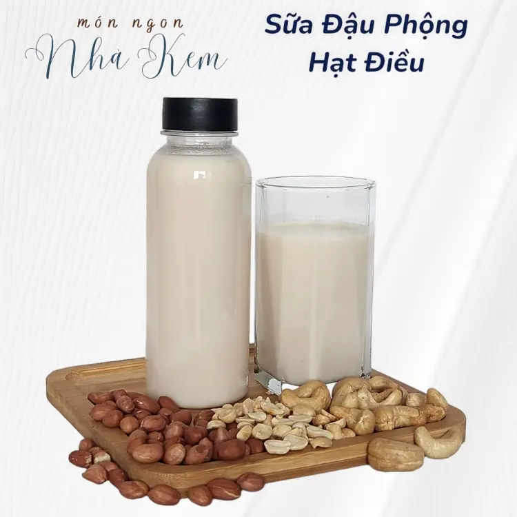Hình ảnh Sữa Đậu Phộng - Hạt Điều