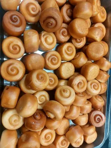 Hình ảnh 1 cái bánh bao chiên