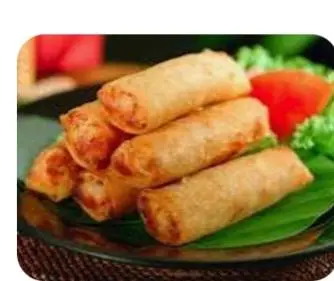 Hình ảnh 10 cuốn chả giò chiên giòn