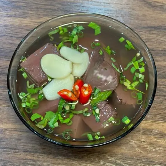 Hình ảnh Huyết chưng kiểu Bắc - Đựng bịch