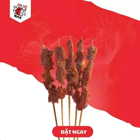 Hình ảnh Combo 5 Xiên Thịt Bò Tiêu Nhỏ