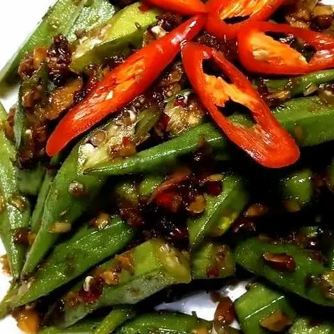 Hình ảnh Đậu bắp xào sa tế
