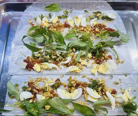 Hình ảnh Bánh Tráng Cuốn Phơi Sương Tây Ninh ( Món Mới )