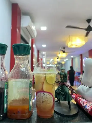 Hình ảnh trà trái cây ổi hồng 