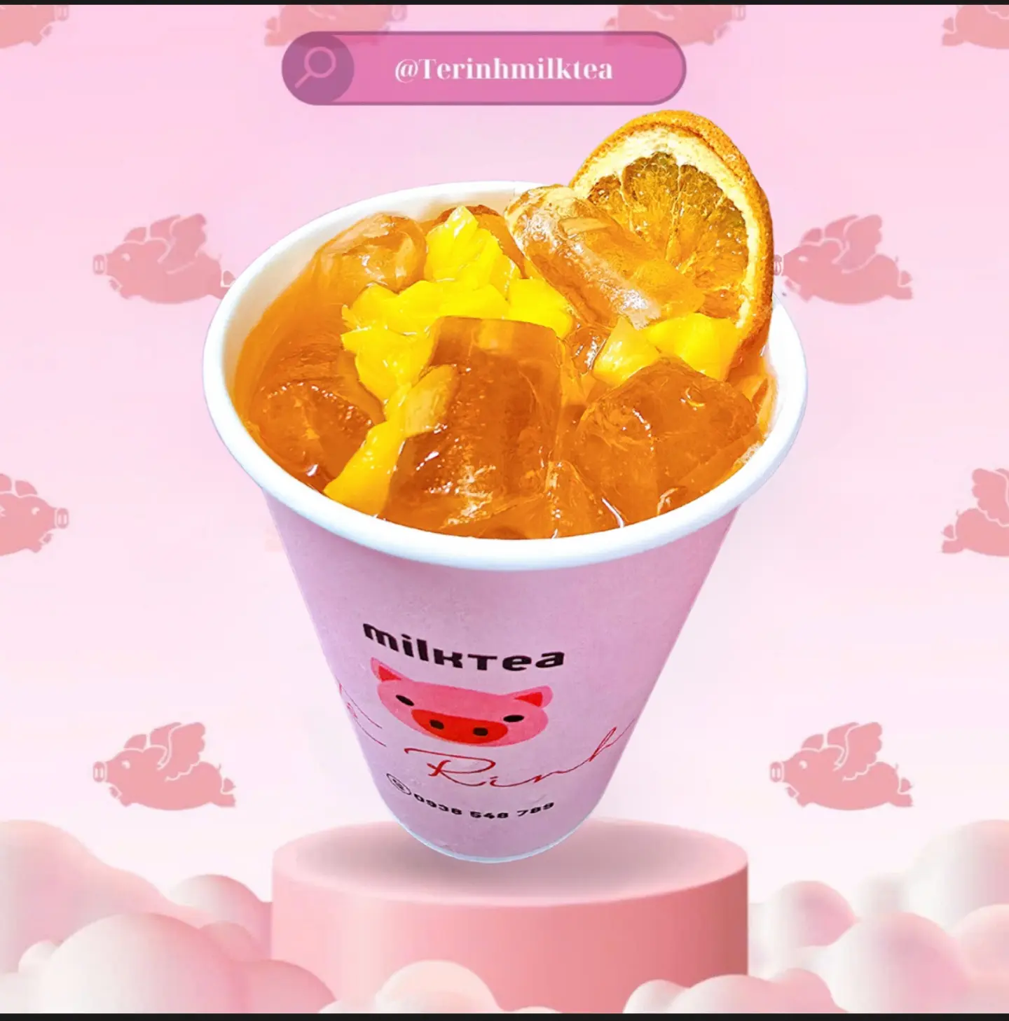 Hình ảnh Trà Oolong Cam Đào 
