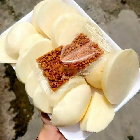 Hình ảnh Củ sắn - muối tôm