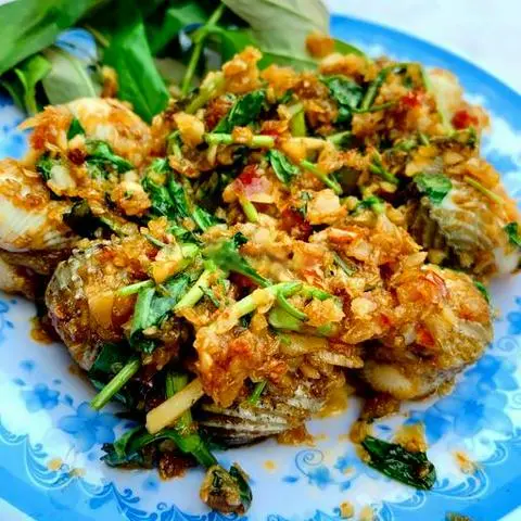 Hình ảnh Sò huyết xào tỏi