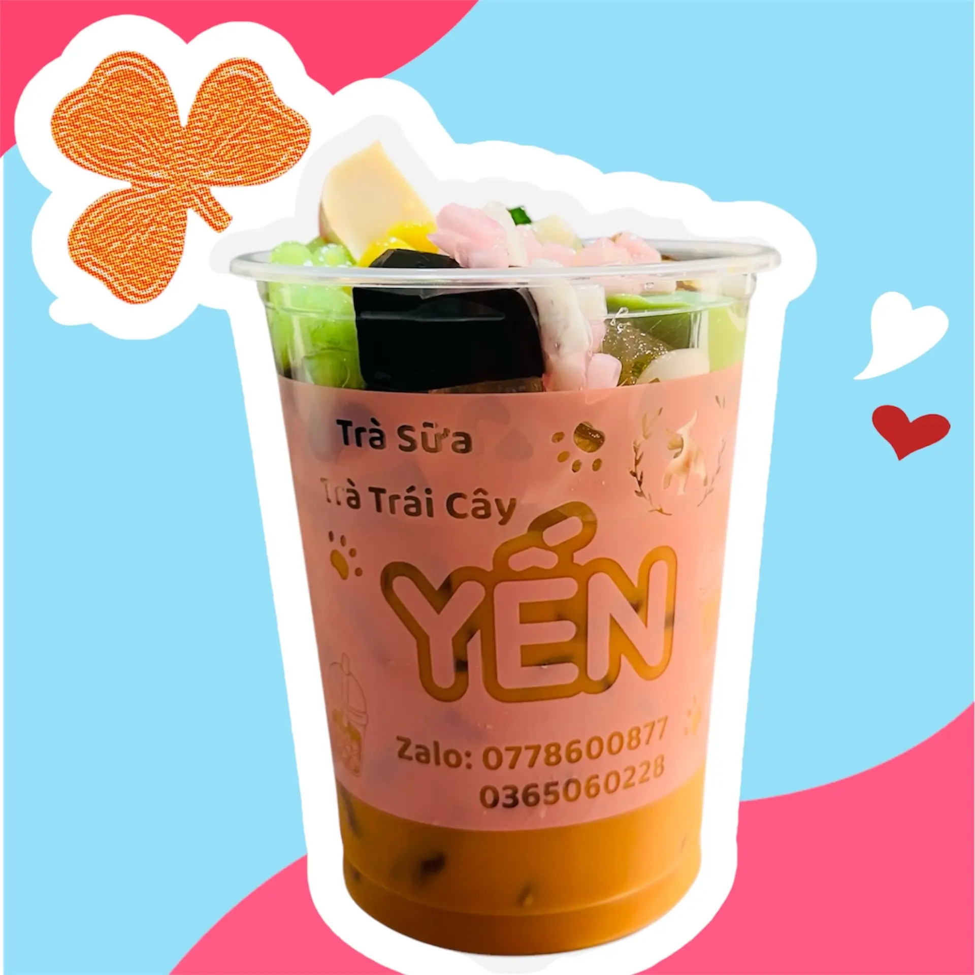 Hình ảnh Thái Đỏ Fulltopping 1000ml